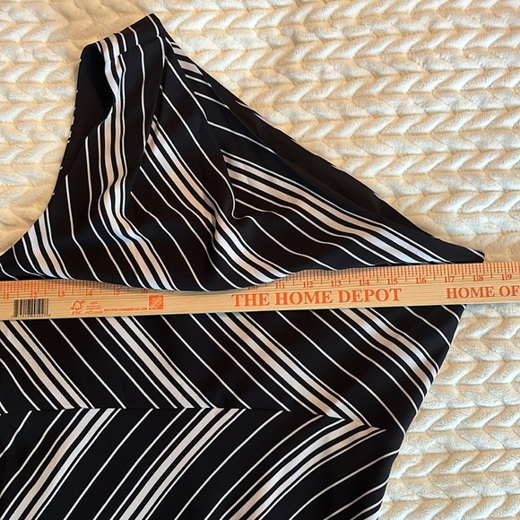 Sam Edelman Elegant Black and White Striped Dress size 10 - Picture 7 of 11